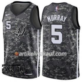 NBA San Antonio Spurs Trikot Dejounte Murray 5 Nike City Edition Schwarz Swingman - Kinder